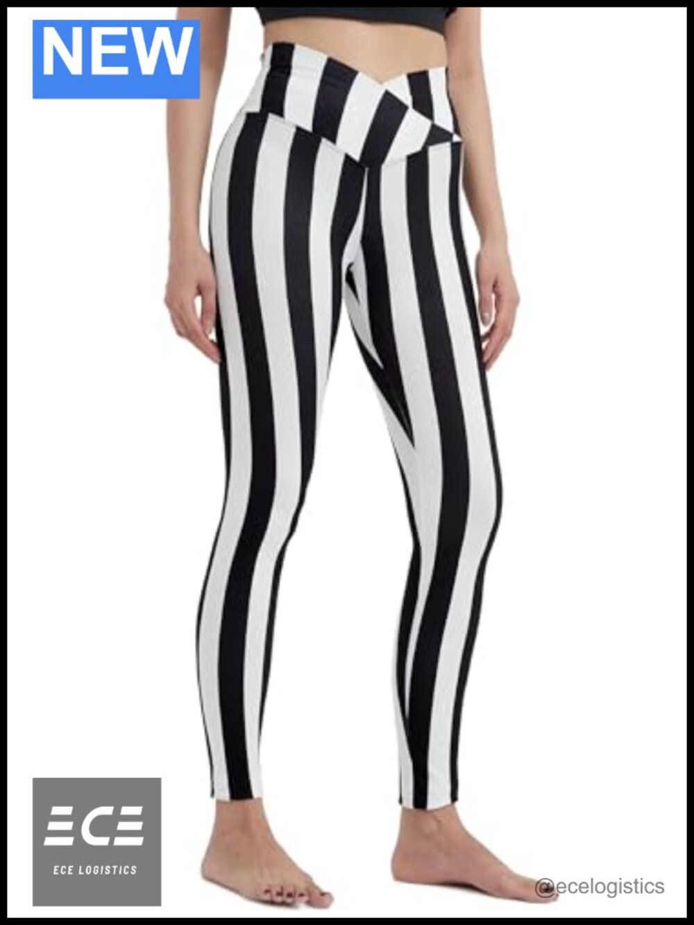Women's Crossover Waist Halloween Leggings High Waisted Soft Stretchy